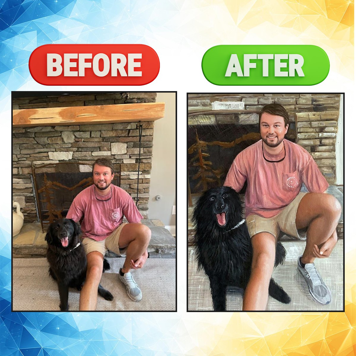 Custom Oil Painting – Hand-Painted from Your Photo