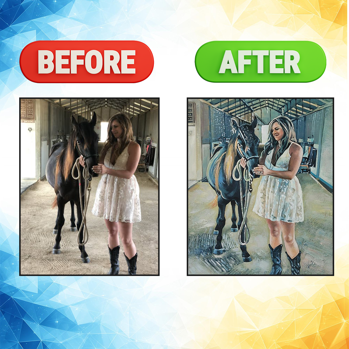 Custom Oil Painting – Hand-Painted from Your Photo