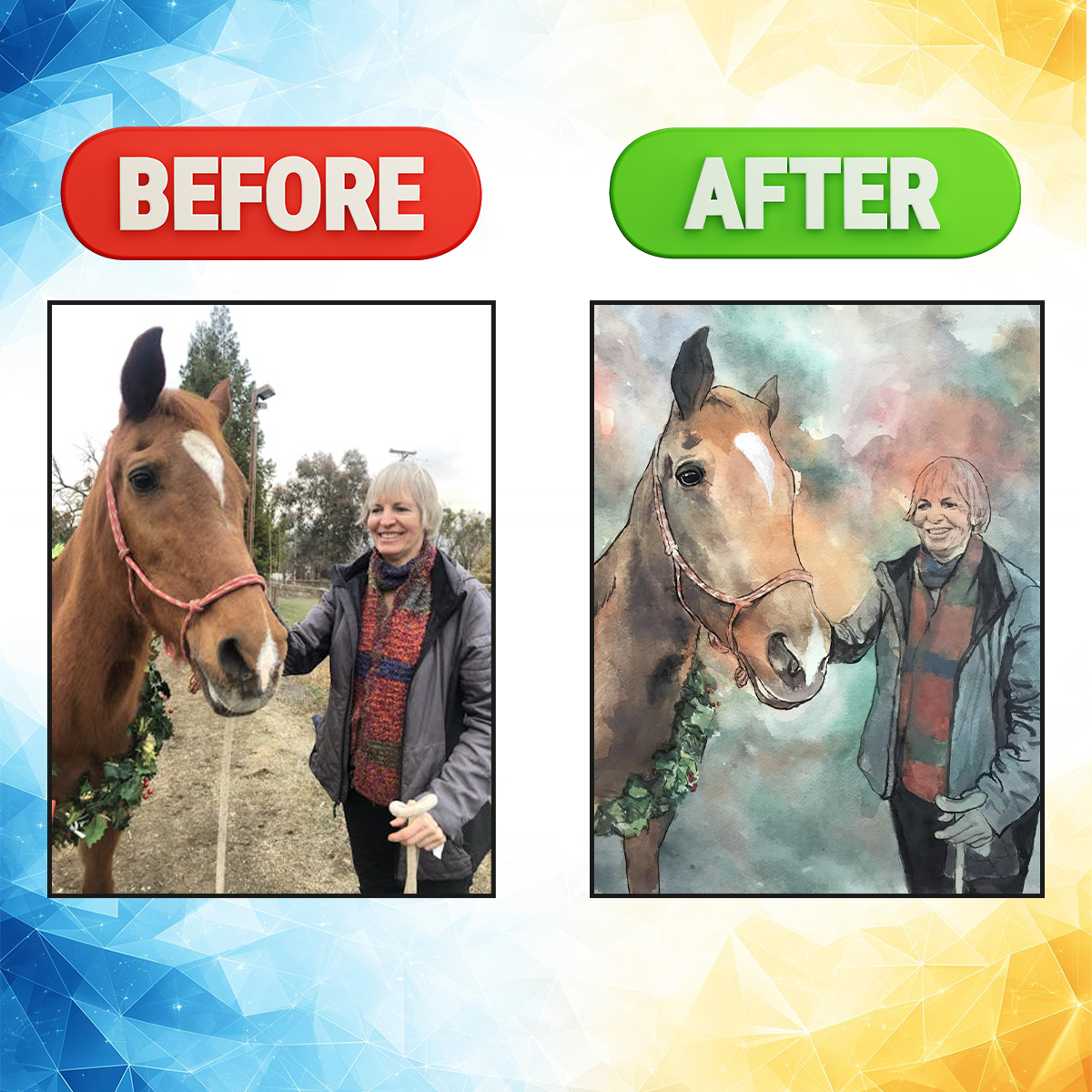 Custom Oil Painting – Hand-Painted from Your Photo