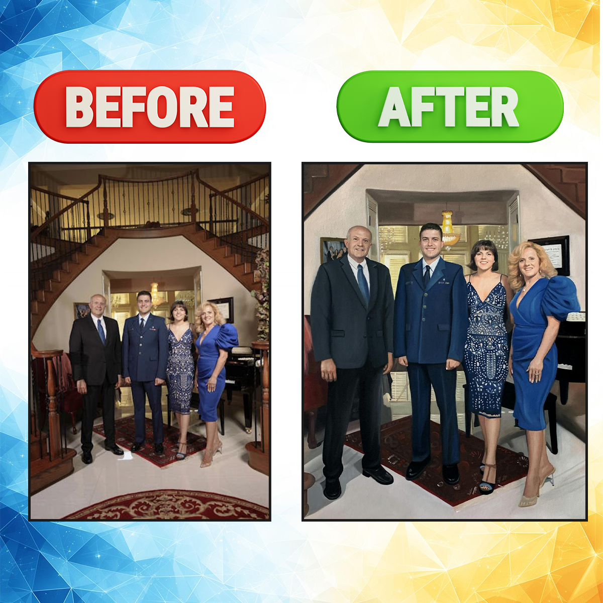 Custom Oil Painting – Hand-Painted from Your Photo