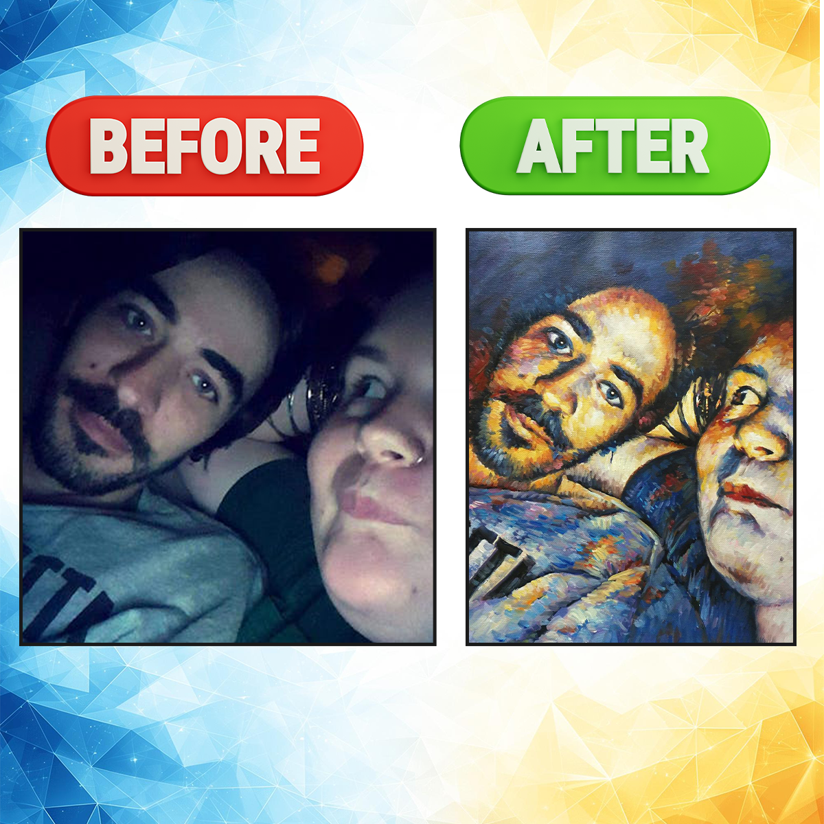 Custom Oil Painting – Hand-Painted from Your Photo