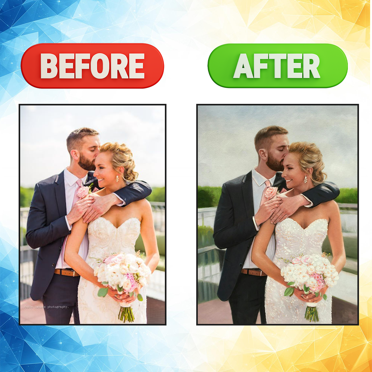 Custom Oil Painting – Hand-Painted from Your Photo