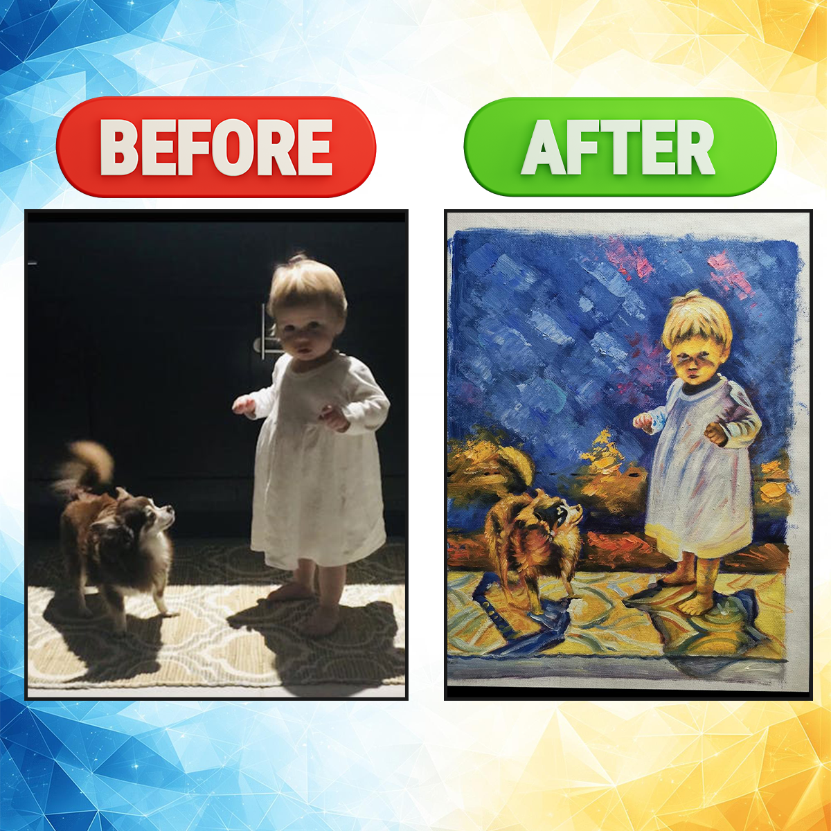 Custom Oil Painting – Hand-Painted from Your Photo