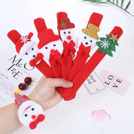 Simulation Cat Plush Slap Bracelet Smile Wrist Style Plush Doll Slap Bracelet with Tail Cute Cat Plush Wrist Band Birthday Gift